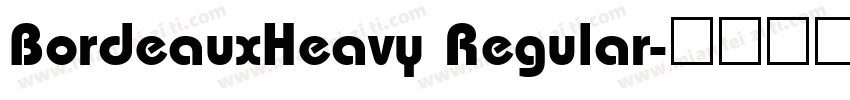 BordeauxHeavy Regular字体转换